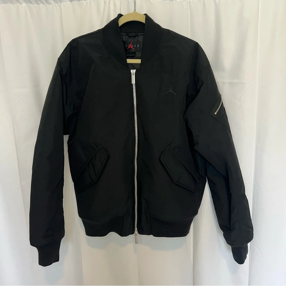 New Men's Nike Air Jordan Coat Size Small S Black Jacket NWT $250 MSRP